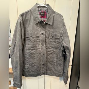 Brixton Cable Reserve Waxed Canvas Trucker Jacket *Made in USA*